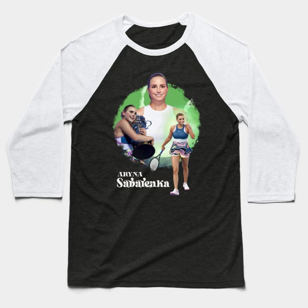 Aryna Sabalenka Baseball T-Shirt by BAJAJU